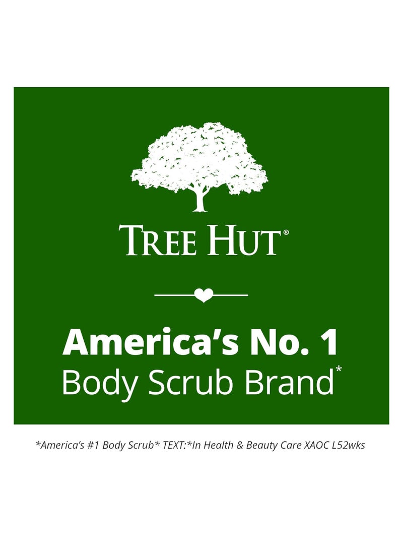 Tree Hut Ultra Hydrating and Exfoliating Sugar Scrub Mocha & Coffee Bean for Nourishing Essential Body Care, 18 Ounce 510g Made in USA