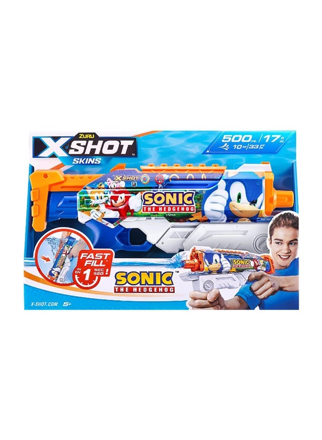 Skins Fast Fill Sonic The Hedgehog Water Blaster