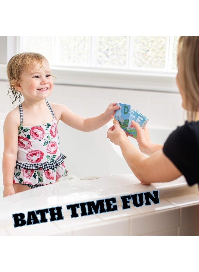 Bath Toys Flash Cards 26 Alphabet Letters  Animal Words Waterproof  ABC for Preschool  Kindergarten ABCs Toddler Toys  Letter Picture Recognition Ultimate Preschool Activities