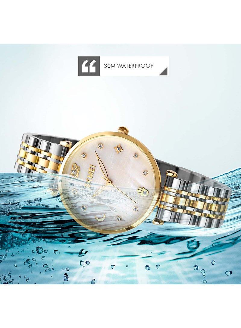 Women's Elegant Meticulous  Rhinestone Mosaic Fashion Wo Quartz WristWatch 0081GD