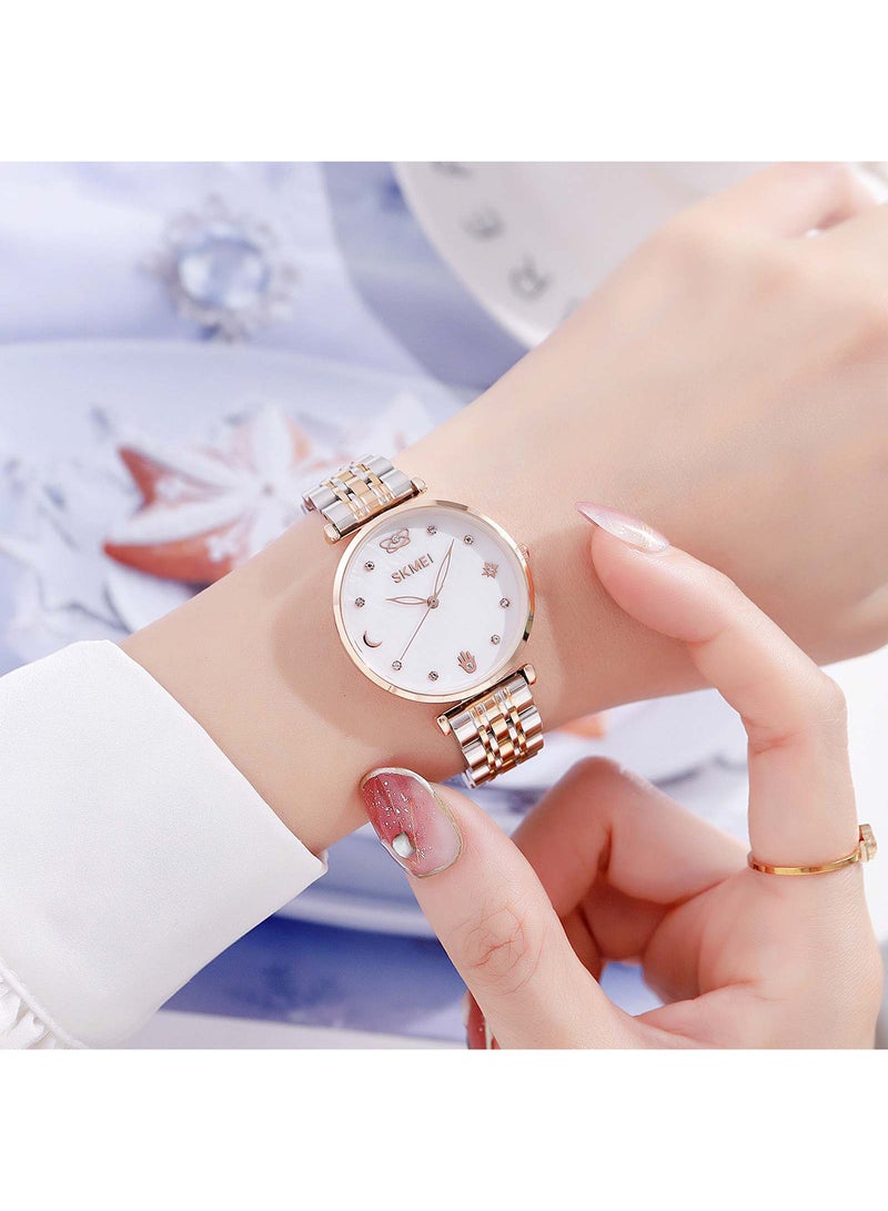 Women's Elegant Meticulous  Rhinestone Mosaic Fashion Wo Quartz WristWatch 0081GD