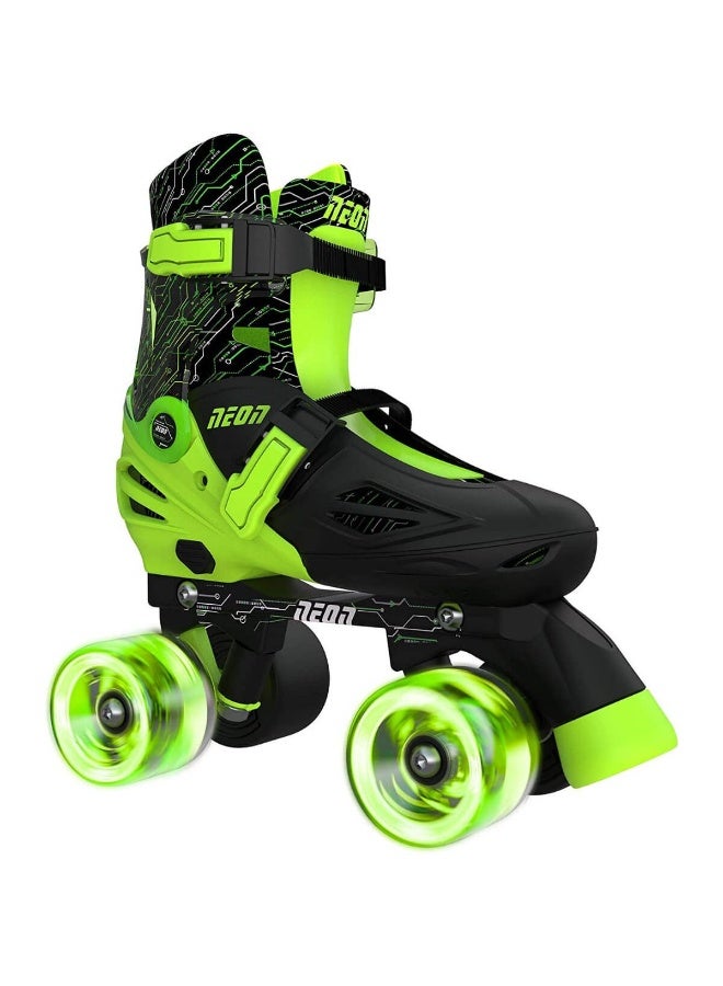 2-In-1 Combo Skates (Size 3-6, Green)