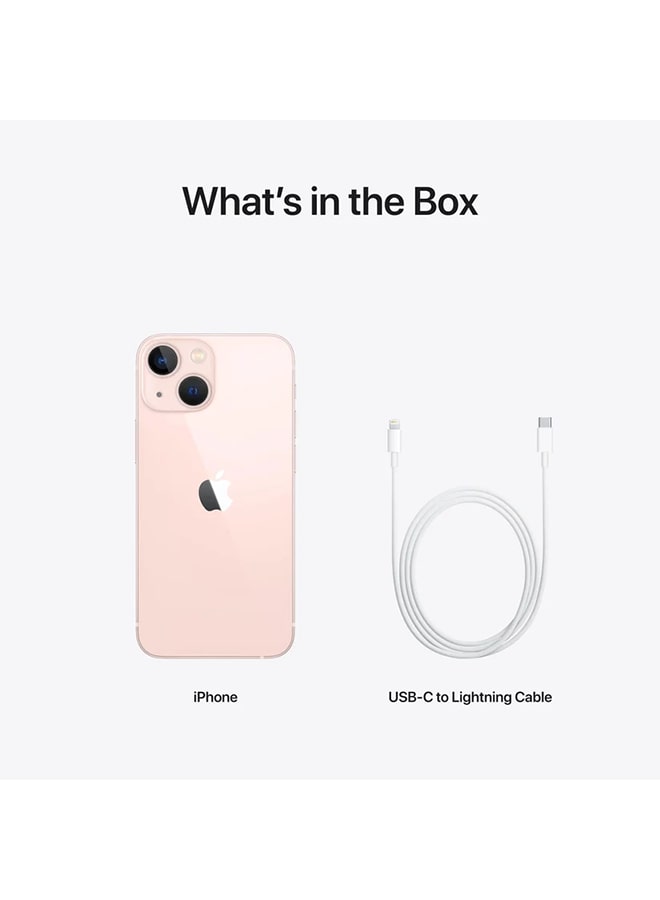 Renewed - iPhone 13 Mini 128GB Pink 5G With Facetime - International Version
