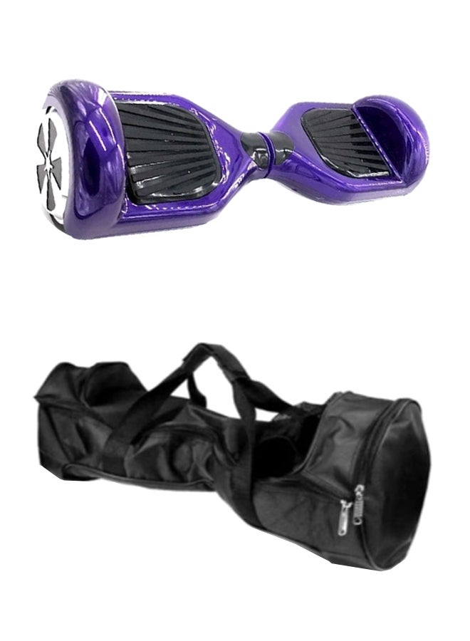 Self Balancing Electric Hoverboard With Bag Purple 65 x 20centimeter