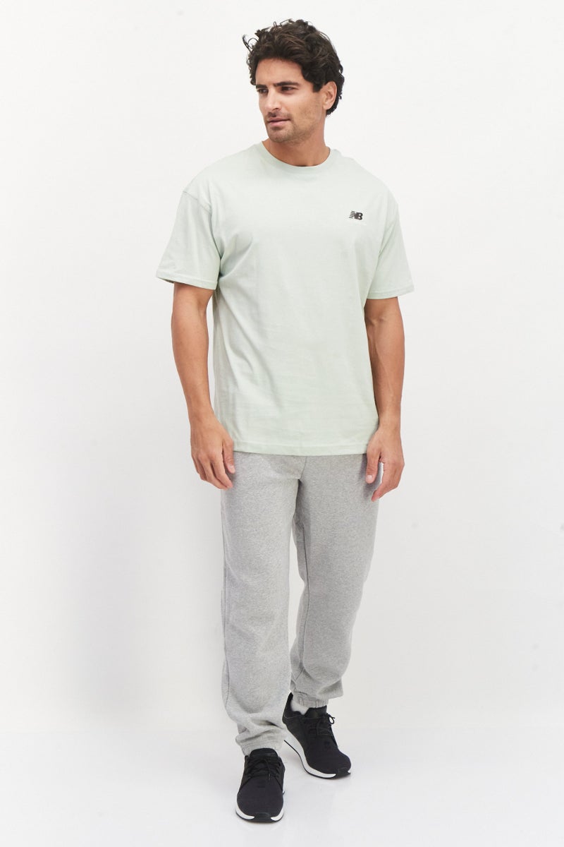 Men Sportswear Fit Short Sleeves Running T-Shirt, Pale Green