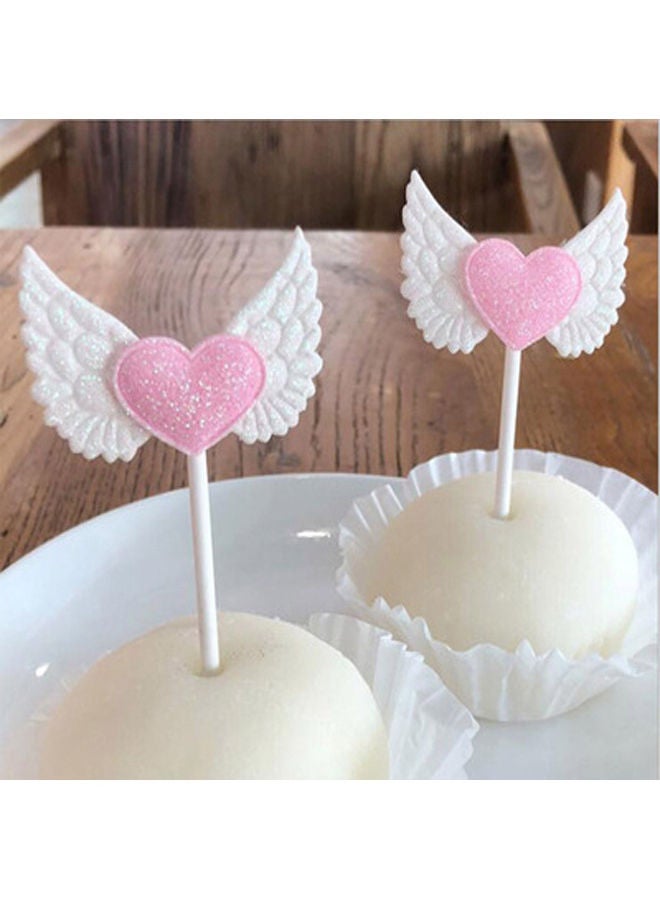 3-Piece Wings Cake Flag Decoration Set