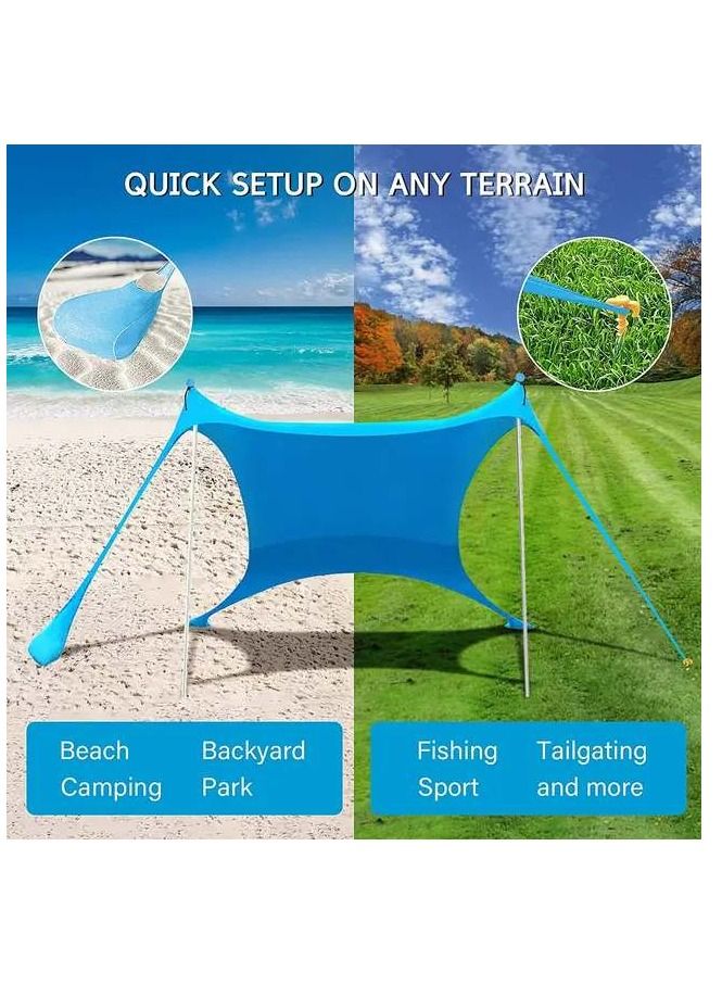 Beach Canopy Tent Medium Size Easy Setup