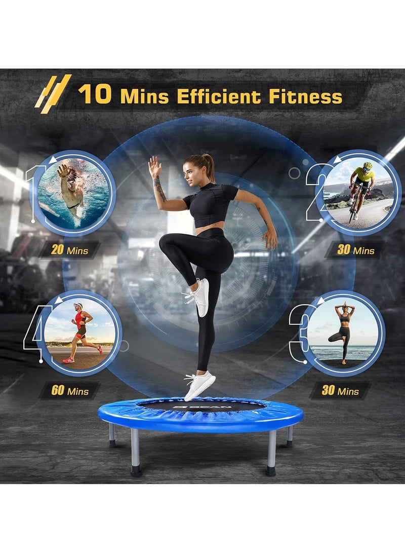 48 Inches foldable Exercise Trampoline Adult Children Indoor Fitness Rebounder