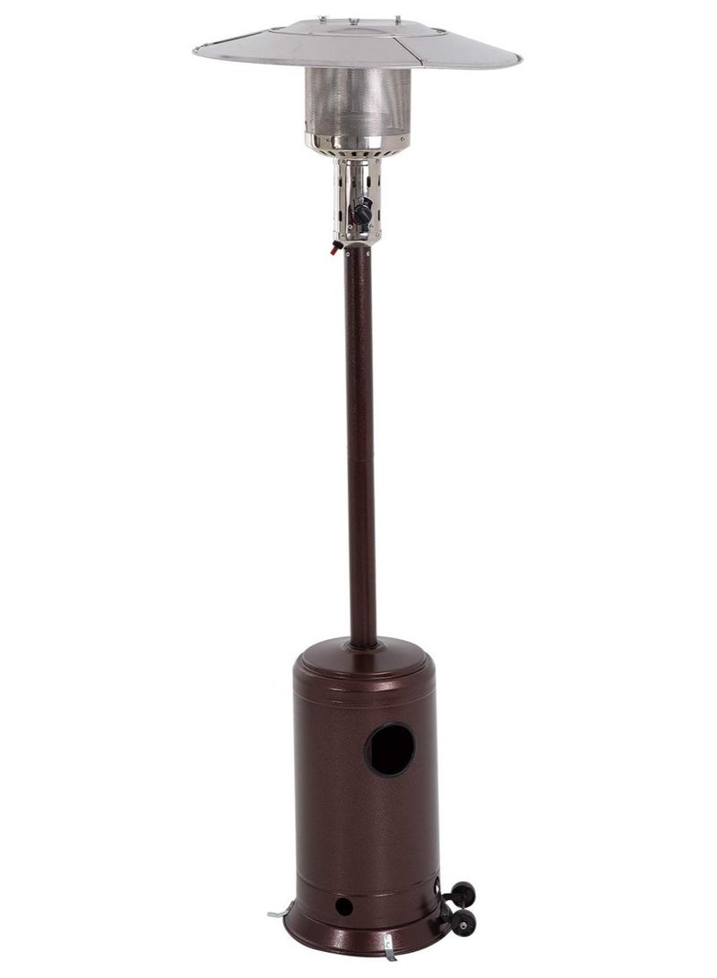 Bronze Garden Outdoor Patio Heater Propane Standing LP Gas Steel w/accessorie