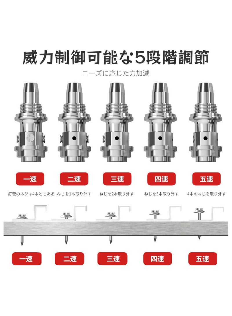 Nutter Set, Hand Nutter, M8 Nutter, Tool, Nutter, M6, Nail Gun, Pin Gun, Steel Gun, Rivet Gun, Mini, Installation and Repair of Building Materials/Water/Air Conditioning Equipment, Integrated