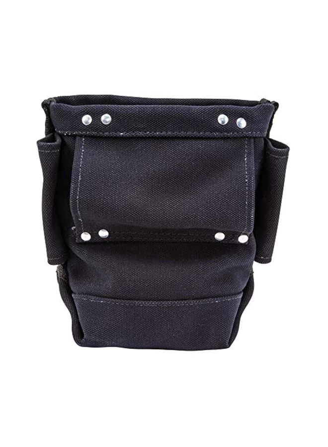Flame Resistant Canvas Bag Black 11x9.6x2.1inch
