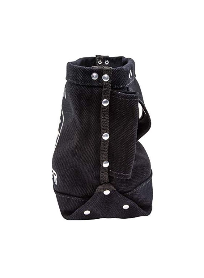 Flame Resistant Canvas Bag Black 11x9.6x2.1inch