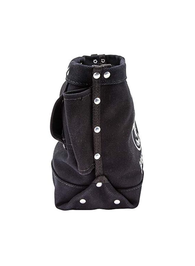 Flame Resistant Canvas Bag Black 11x9.6x2.1inch