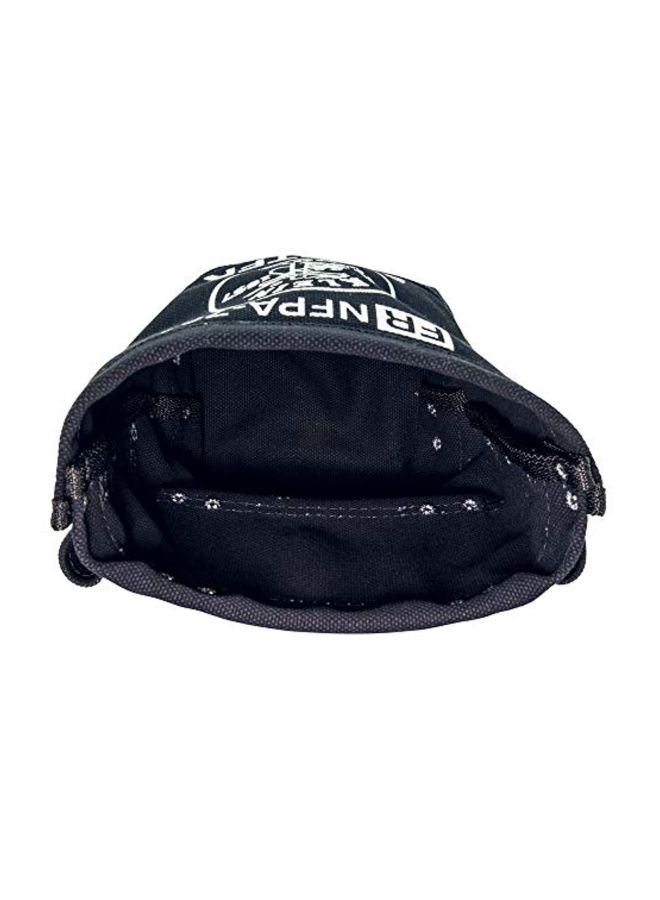 Flame Resistant Canvas Bag Black 11x9.6x2.1inch