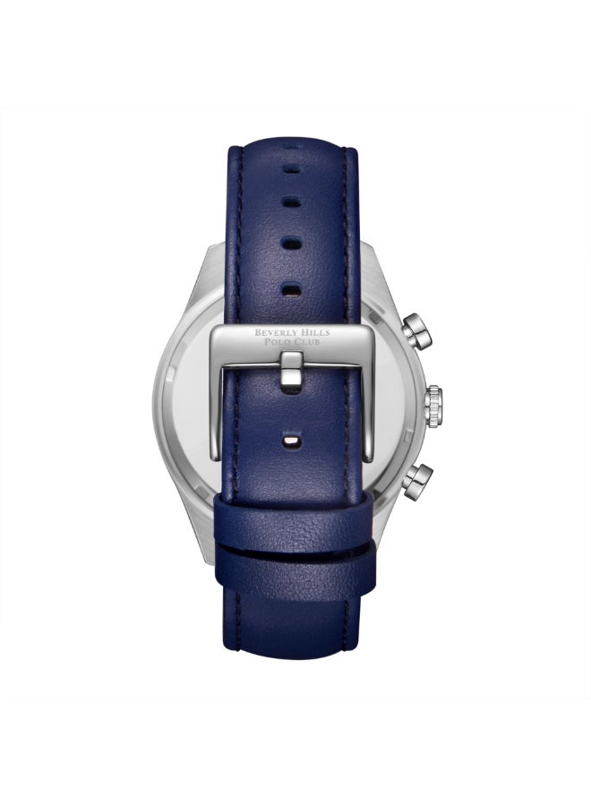 BEVERLY HILLS POLO CLUB Men's Multi Function Dark Blue Dial Watch - BP3659X.399