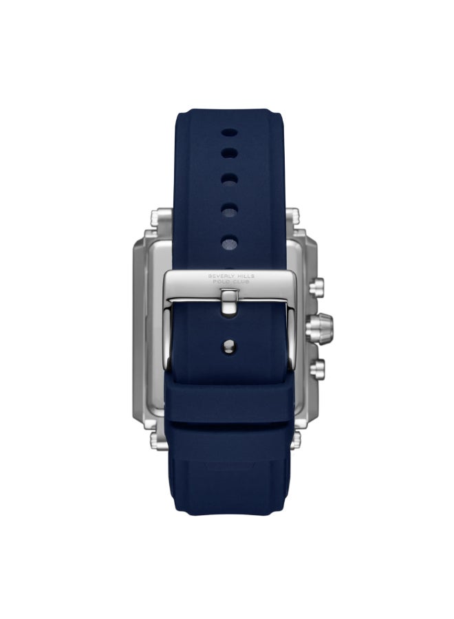 BEVERLY HILLS POLO CLUB Men's Multi Function Dark Blue Dial Watch - BP3661X.399