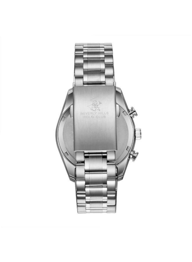 BEVERLY HILLS POLO CLUB Men's Multi Function Silver Dial Watch - BP3698X.330