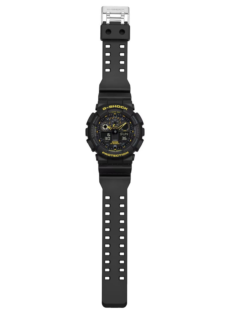 Analog+Digital Resin Band Watch GA-100CY-1ADR