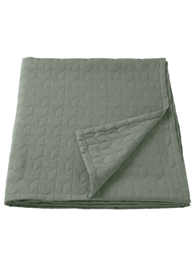 Bedspread - grey-green - 230x250 cm