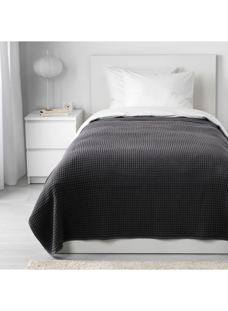 Bedspread - dark grey - 150x250 cm