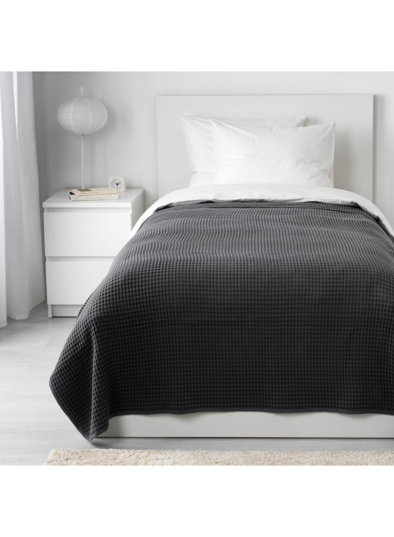 Bedspread - dark grey - 150x250 cm