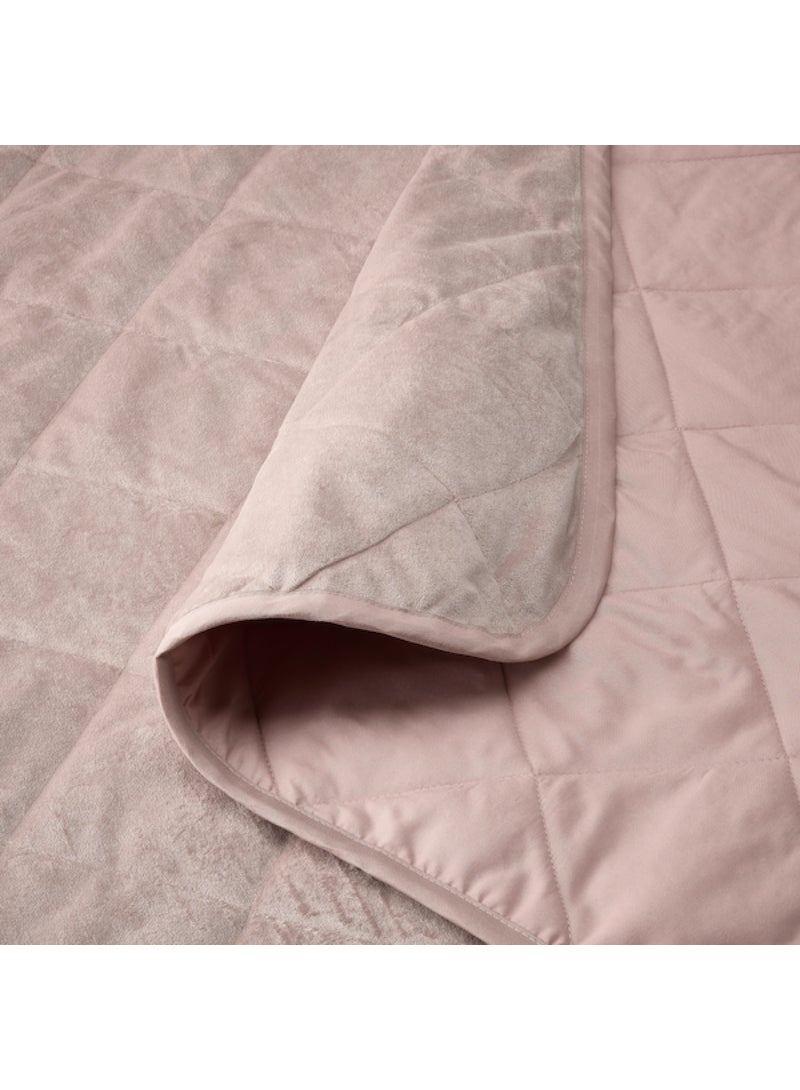 Bedspread - light pink - 160x250 cm