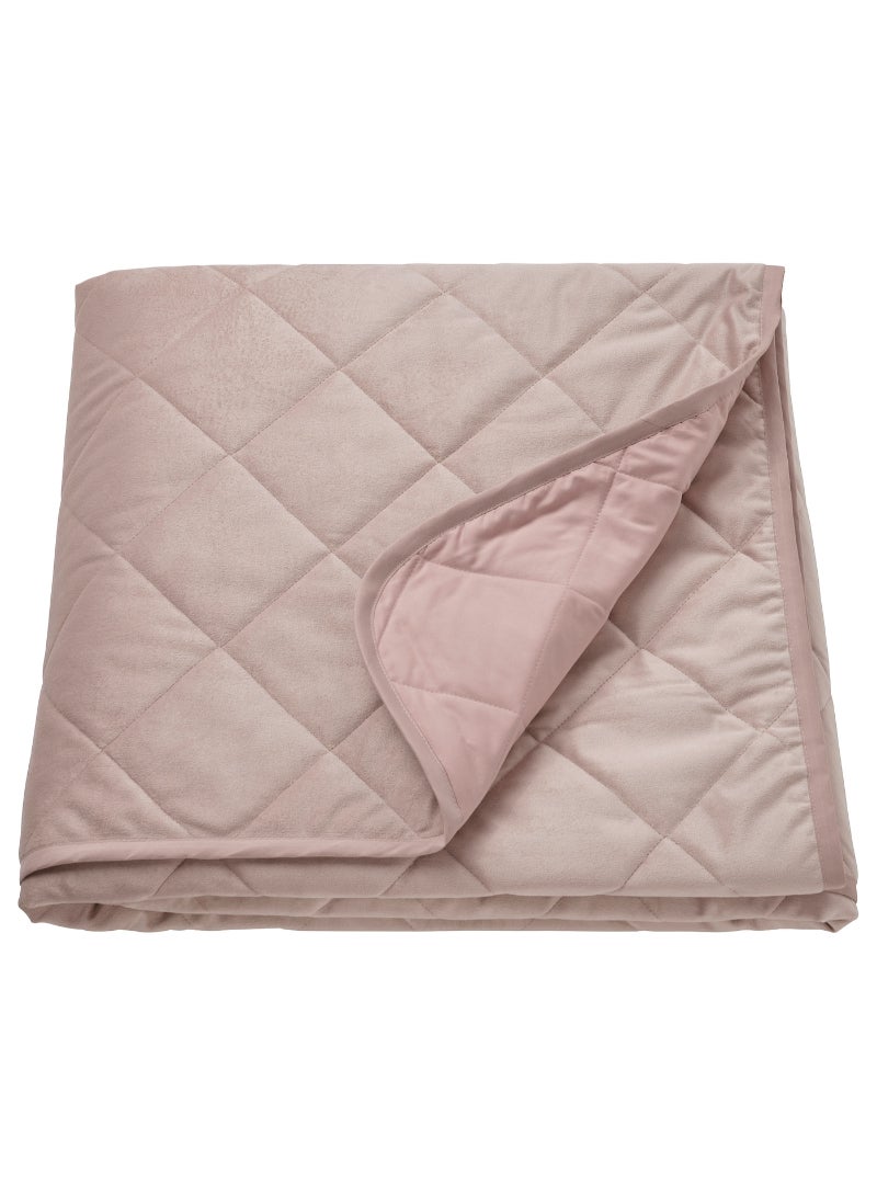 Bedspread - light pink - 160x250 cm