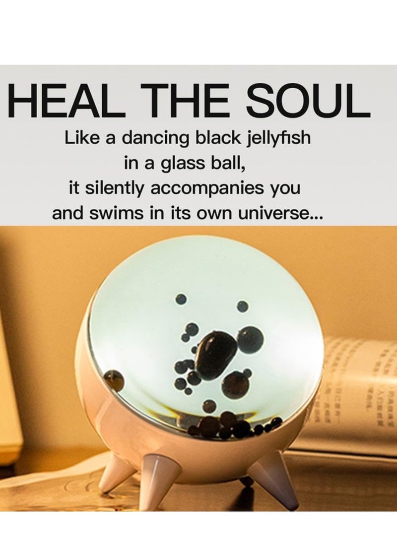 Twoily Ferrofluid Sound Visualizer, Dancing Ferrofluid Speaker With Music Rhythm, Theremin, Ferrofluid Display Lamp, Magnet Liquid Toy, Desktop Gi-fts For Festivals