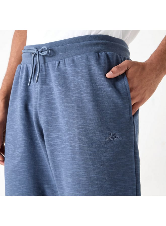 Kappa Logo Detail Joggers with Drawstring Closure