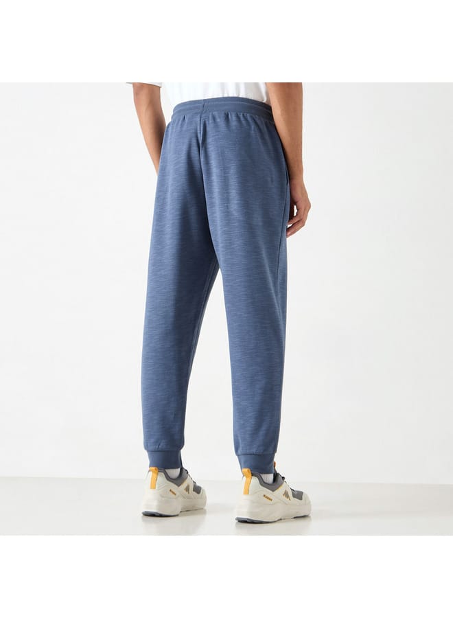 Kappa Logo Detail Joggers with Drawstring Closure