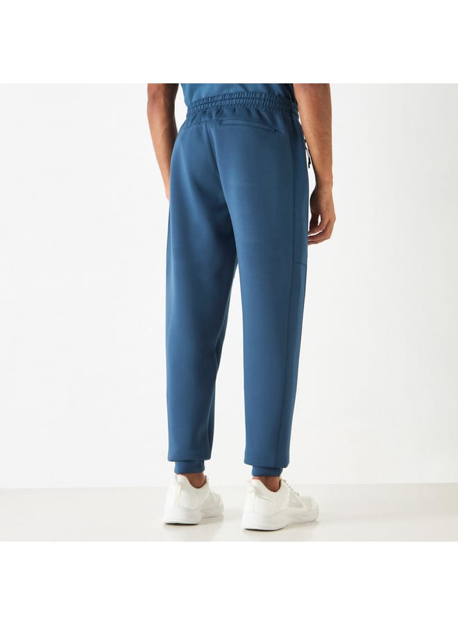 Kappa Solid Joggers with Drawstring Closure and Pockets