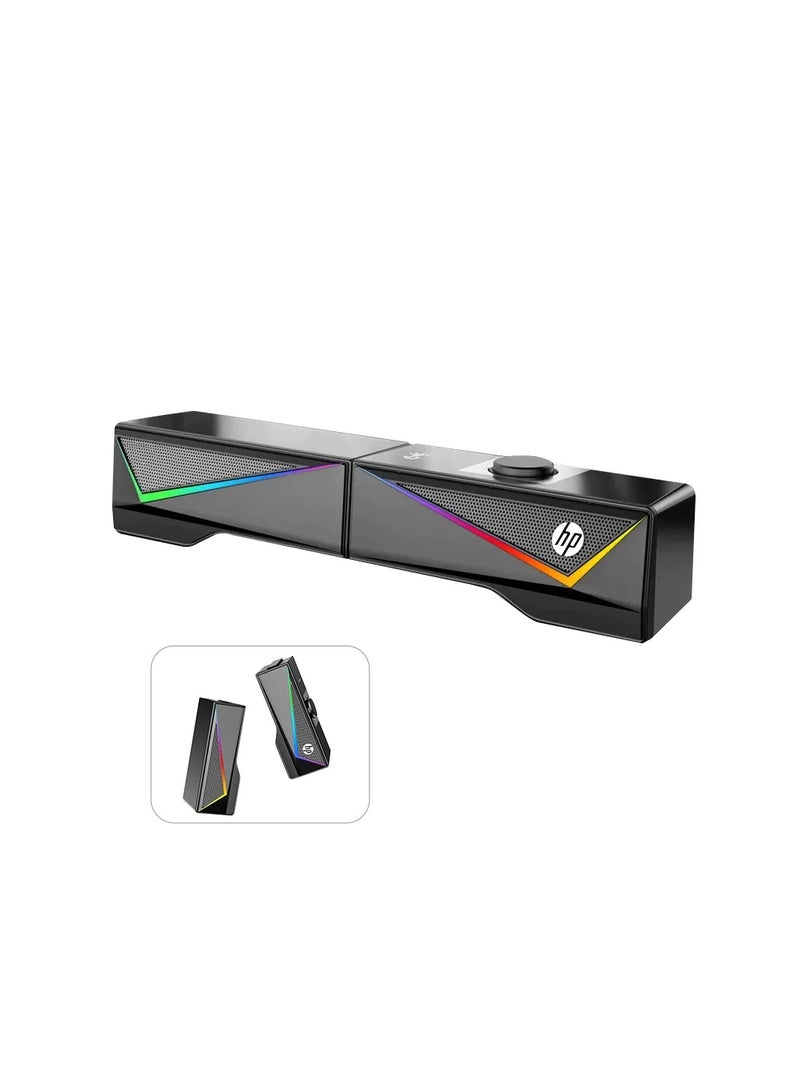 HP DHE-6005  2.0 sound bar multi function RGB speaker