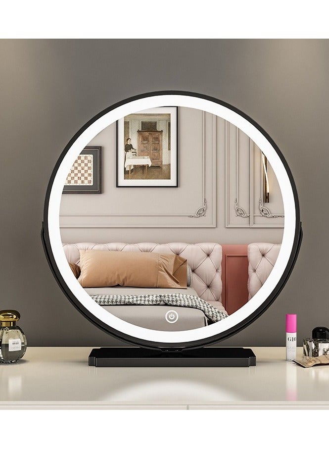 Round Mirror Circle Mirror Metal Frame Round Wall Mounted Mirrors for Living room Bathroom led mirror