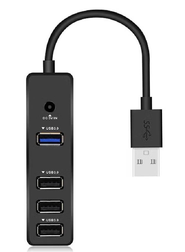 ET-HUB08 4 in 1 Usb Hub Adapter (Type-c Usb-C) Fekete Adapter