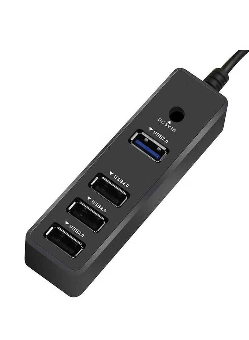 ET-HUB08 4 in 1 Usb Hub Adapter (Type-c Usb-C) Fekete Adapter