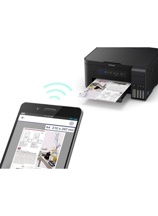 L4150 WiFi Print/Scan/Copy Wi-Fi Tank Printer - Black-L4150