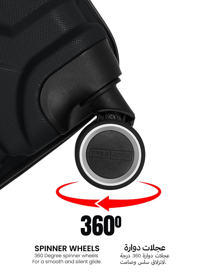 Expedition 3-Piece ABS-Trolley Set-Black