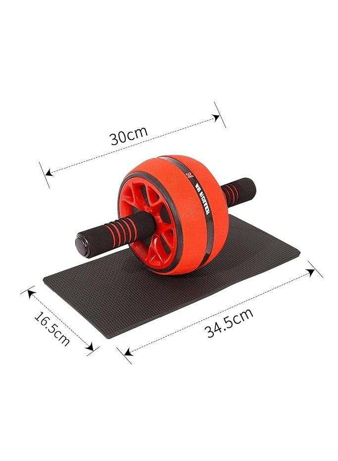 Ab Roller Wheel for Abdominal & Core Strength Training | Fitness Ab Roller with Knee Pads | Exercise Wheel for Home Gym Workouts | Abs & Core Fitness Equipment