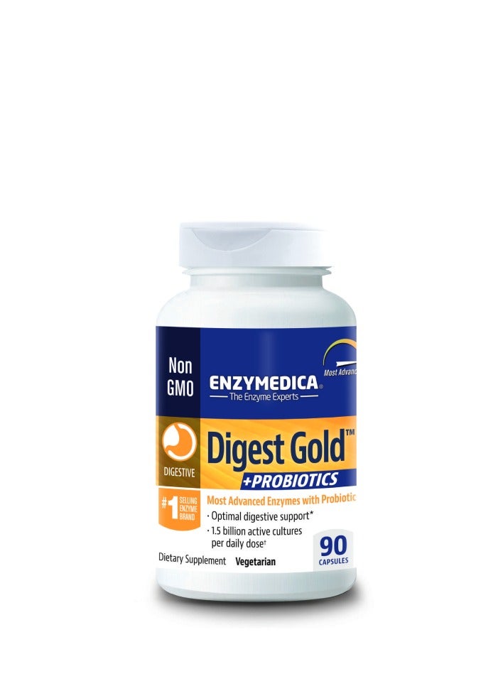 Digest Gold Plus Probiotics Digestive Support 1.5 Billion Active Culture Per Daily Dose 90 Capsule