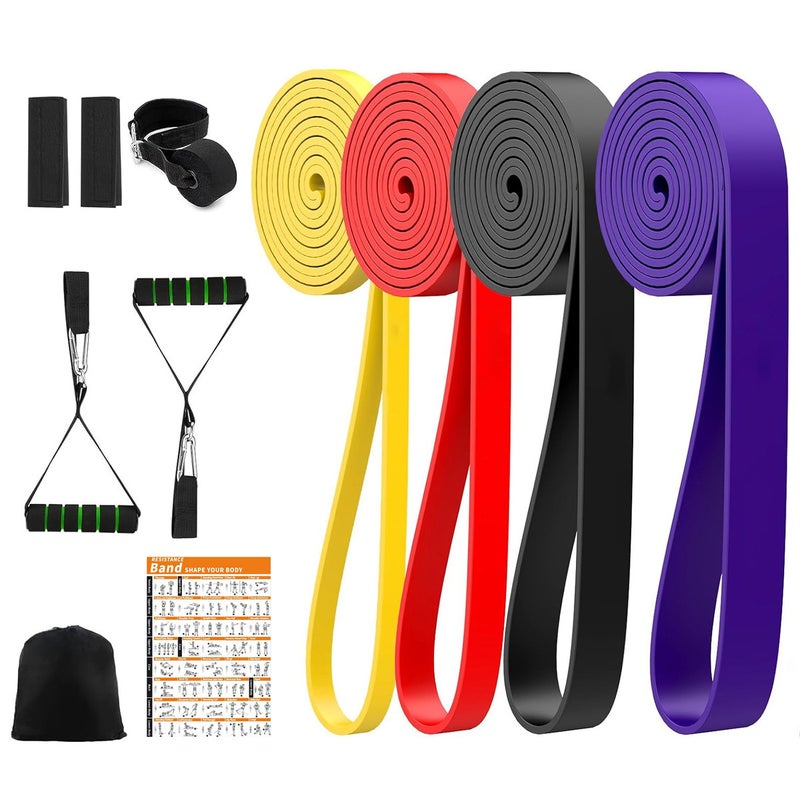 Fitness Resistance Bands for Strength Training11-piece set with instructions 11-piece set with instructions