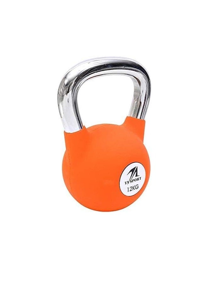 Ta Sports Rubber Bell Dumbbell, 12 kg