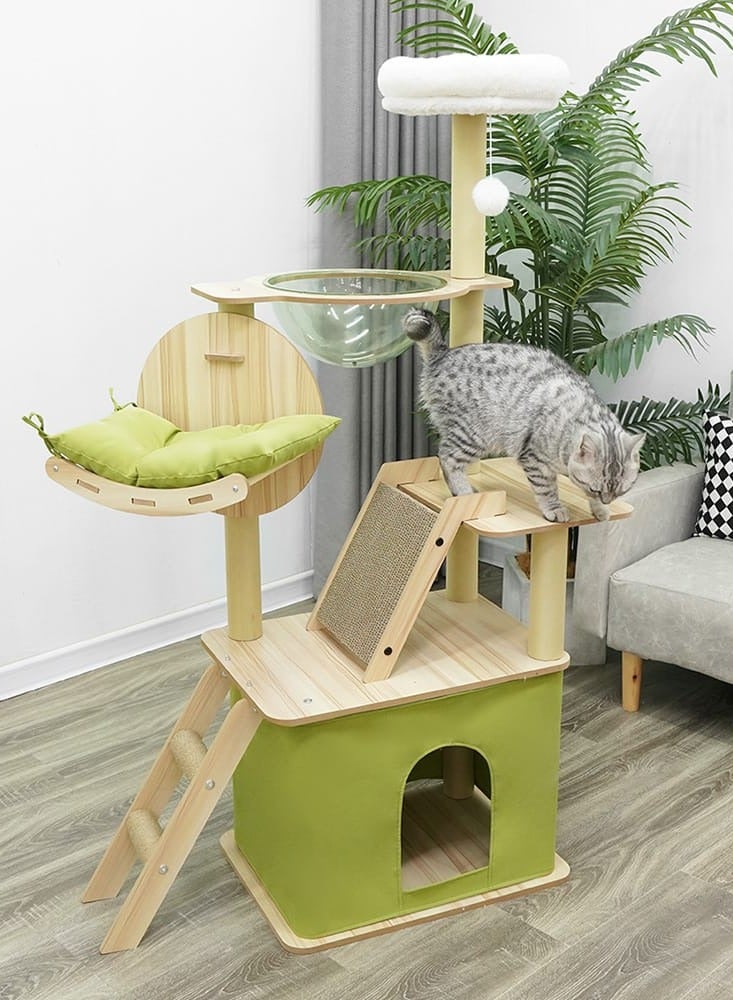 Fashion Cat scratching tower Cat tree size: height 150 cm, width 40 cm, length 60 cm