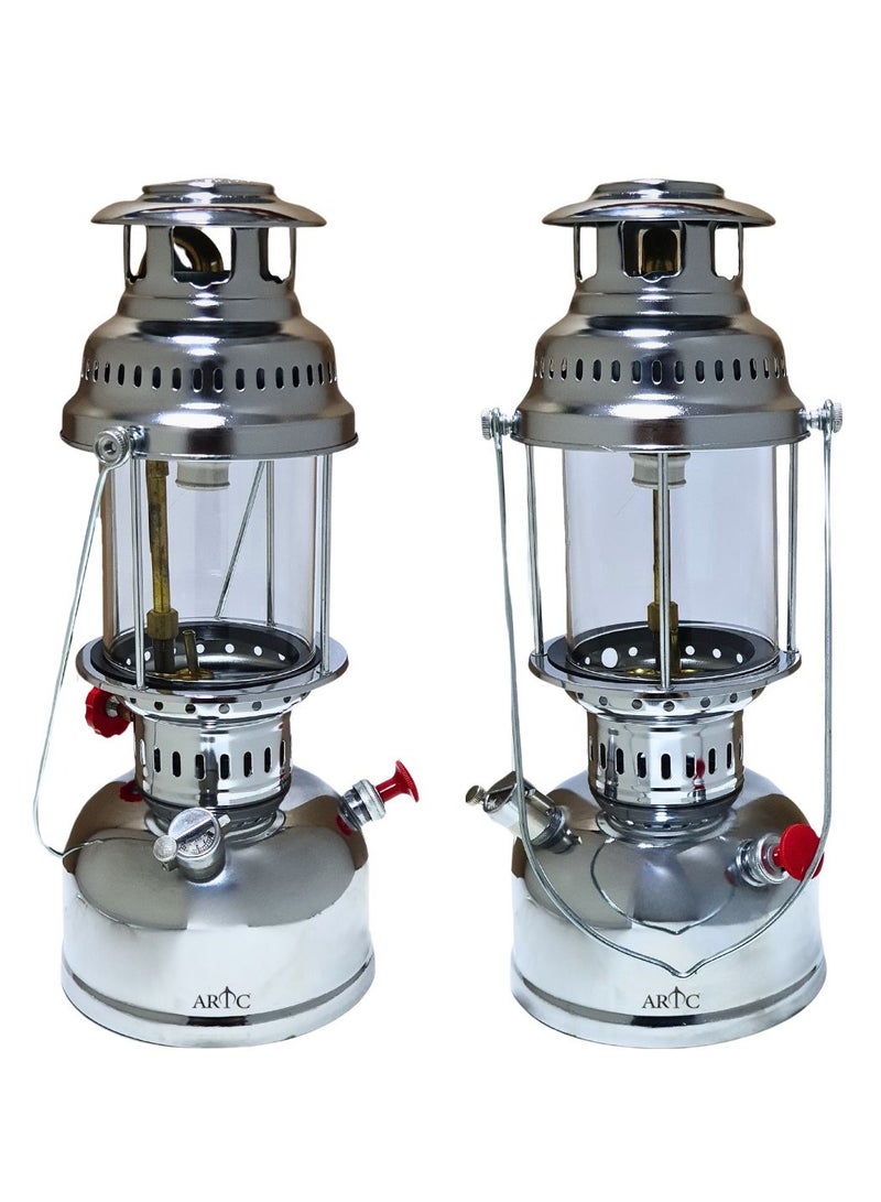 ARTC Pressure And Kerosene Oil Lantern, Vintage Style Premium Sea Anchor Petromax Lamp