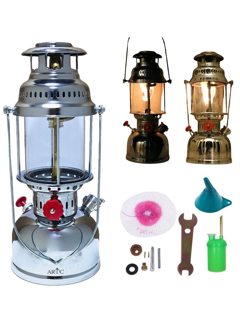 ARTC Pressure And Kerosene Oil Lantern, Vintage Style Premium Sea Anchor Petromax Lamp