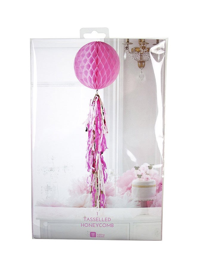 Decadent Tasselled Honeycomb Decoration 12inch