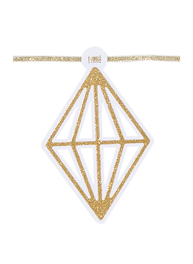 Decadent Decorations Diamond Glitter Garland 3meter