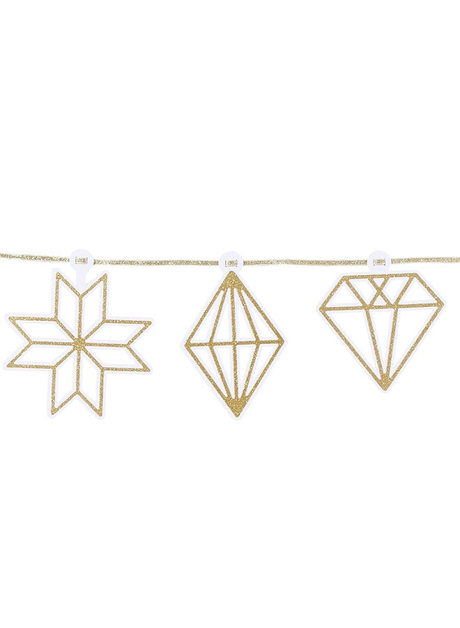 Decadent Decorations Diamond Glitter Garland 3meter