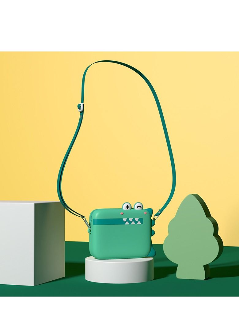 Kids Bags Children Shoulder Bags Girls Purse for Toys Cameras Children's Birthday Gift Green