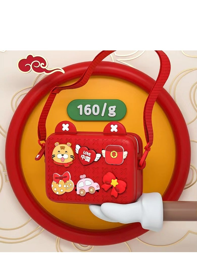 Kids Bags Children Shoulder Bags Girls Purse for Toys Cameras Red