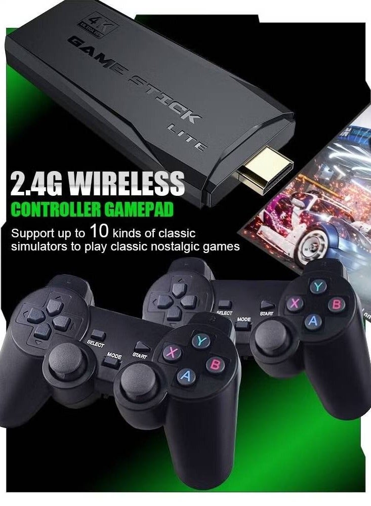 2.4G Wireless Controller Game Console Dual Player HDMI Output Built In 3500+ Games